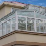 tempered or laminated glass for sun house-