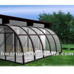 Aluminum sun room with low-E glass-