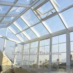 green house glass aluminium frame glass house-