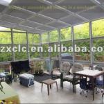 Prefabricated laminated safety glass sunroom-wzx-sr-003