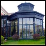 Special glass sunroom with beautiful design-