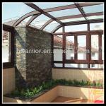 2013 Aluminum material sunroom with Tempered glass-