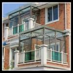Tinted tempered glass Sun house for balcony-
