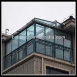Sunshine house with tempered glass-