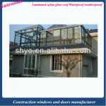 Top grade aluminum sunrooms aluminum greenhouse
