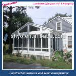 aluminium garden portable sun room manufacturer