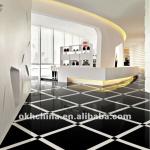 24X24 60X60 Polished Supper Black tiles-BKA6006