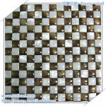 Mixed convex freshwater river shell mosaic wall tile-EMTM-RS6