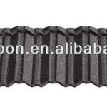 Nigeria popular modern classical stone coated steel roofing tile made in china factory-rainbow