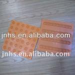 Yellow color blind rubber tiles-blind brick
