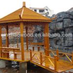 carbonized wood thermowood-Scots-pine pavilion-
