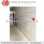 chinese White Wood Grain natural stone white marble wood veneer-