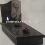 Natural Chinese Red Granite Grave Monuments-GL