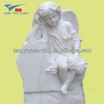 marble angel statue of Russia tombstone-TBS56