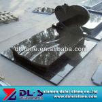 Europe Style Black Marble Tombstone-dls