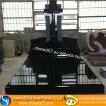 Natural Black granite tombstone with Good Price-TMSpecial-11 granite tombstone
