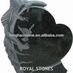 Bird Black Angel Headstone Design-DH-M0035
