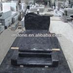 granite tomb stone European blue tombstone-DL-3