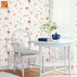 American country style flower pvc wallcovering vinyl coated wallpapers-CD22XXX