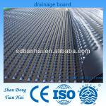 green roofing drainage board is used on Garage top-drainage protection board
