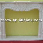150cm*120cm*30cm indoor white marble fireplace HI-124