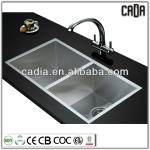 18/8 stainless steel handmade kitchen sinks above counter CA-SHB10050