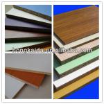 2-25mm thickness E1/E2 Melamine Laminated MDF for interior furniture and wall panel