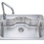 201 stainless steel one bowel kitchen sink OT-9407