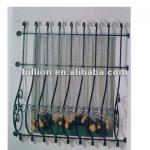 2012 china manufacturer hand hammered steel window grill design