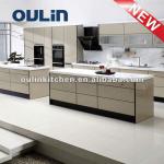 2012Popular lacquer&amp;MDFkitchen cabinet glass doors lacquer