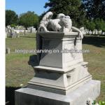 2013 Hot Sale Stone tombstone.Angel headstones TyB116