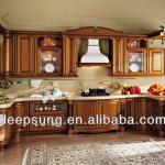 2013 new solid wood kitchen cabinet design DS-147