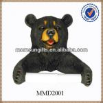 2014 New Design Bear Shaped of Polyresin Toilet Paper Holder MMD2001