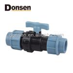 2014 Single Union Ball valve PN16 (Straight instsert) PP FITTING