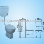 3-6 L capacity plastic flush cistern MG-2040P