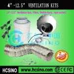 4&quot;~12.5&quot; Ventilation kit (Inline Fans,carbon filter,Flexible ducts,rope ratchet hangers) Ventilation kit