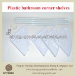 4 tier white Plastic Corner Shelf bathroom shelf Shower Pole Caddy ST-1019