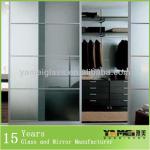 4mm-12mm high quality frosted glass french doors YAME-099