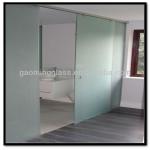 5-12mm frosted glass bathroom door with CE & CCC