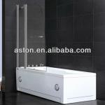 6mm Clear Glass cUPC/CE 59&quot; bath screen A939