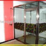 6mm tempered shower room glass ( with frame) tempered glass