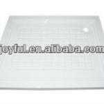 ABS shower tray with fiberglass