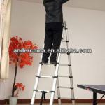 Aluminium double Telescopic Ladder / 3.2m Telescopic ladder / extending ladder AAM-01