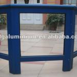 aluminium glass railings,porch railings