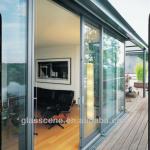 Aluminium sliding door C/W thermal break&amp;double glazed and 2047