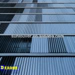 Aluminum louver | Aerofoil movable exterior vertical louvers DX-AF250