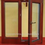 Anodized aluminum casement window (wood grain color) FR-CWP13348