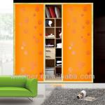 Artistic Winnper decorative panels for wardrobe door/bedroom interior decoration panel for wall Orange rain stone