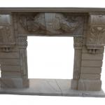 Australian sandstone fireplace, brown sandstone fireplace AB-2