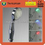 Bathroom accessory led color changing shower head 7 colors TD9007